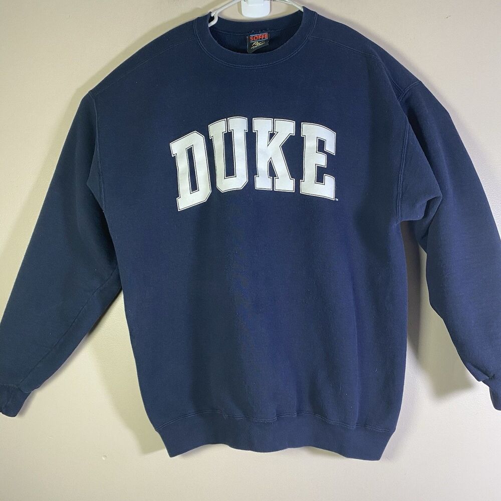 Vintage Soffe Duke University Blue Devils Crewneck Sweatshirt Size XL